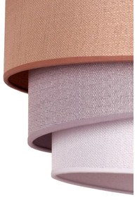 Lustră pe cablu Duolla TRIO 1xE27/40W/230V d. 45 cm maro/gri/argintiu