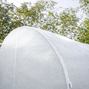 Cort din folie 200x200x300 cm cu cadru ranforsat + folie albă