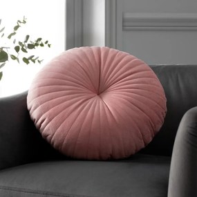 Pernă decorativă din catifea ø 40 cm Round Soft Touch – Catherine Lansfield
