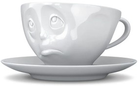 Ceașcă din porțelan pentru cafea 58products Oh please, 200 ml, alb