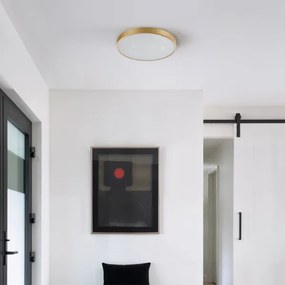 Brilagi - Lampă LED dimabilă GLASS POOL DOUBLE LED/48W/230V 40 cm aurie + telecomandă