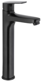 Baterie umyvadlová KFA Armatura 5552-712-81 + výpusť OTAVA 30,2 cm matná černá