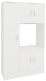 Dulap bucatarie Arno, 5 Usi, Alb, 90 x 32 x 150 cm