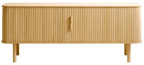 Masă TV cu aspect de lemn de stejar 160x56 cm Cavo – Unique Furniture