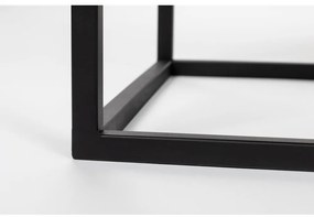 Masă TV neagră din ratan Guuji – White Label