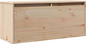 vidaXL Dulap de perete, 80x30x35 cm, lemn masiv de pin