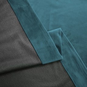 Set draperie din catifea blackout cu rejansa transparenta cu ate pentru galerie, Madison, densitate 700 g/ml, Casal, 2 buc