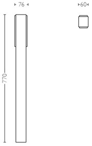 Lampă LED de exterior STRATOSPHERE 2xLED/4,5W/230V IP44 Philips 16489/93/P0