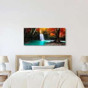 Tablou - Laguna de Smarald (120x50 cm)