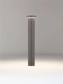 Stalp de exterior LED 2700K, IP65 BAST H-45cm gri inchis
