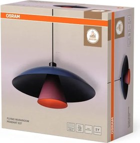 Osram - Pendul cu cablu DECOR FLYING MUSHROOM, 1xE27/25W/230V, Ø 50 cm, albastru