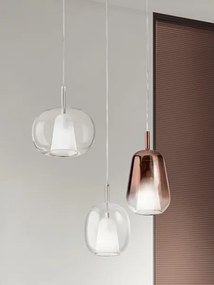 Ondaluce - Pendul pe cablu THELMA 3xE27/15W/230V transparent