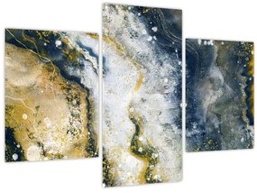 Tablou - Abstract auriu (90x60 cm)