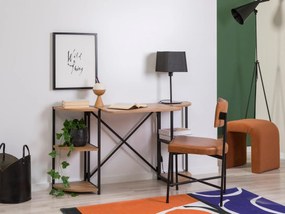 Masă de scris Kusime (pin atlantic + negru) . 1094968