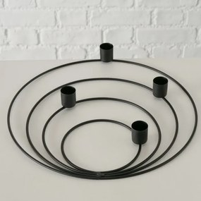 Sfesnic metalic de Advent WREATH negru