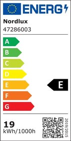 Plafoniera LED design slim, 3-step MOODMAKER, 2700K, Oja 42 negru