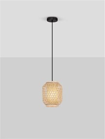 Pendul ratan decorativ design natural ASMA