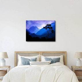 Tablou - Cerul de noapte din Nepal (70x50 cm)