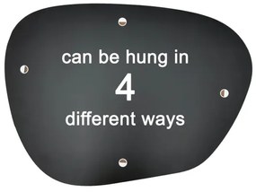 Oglindă de perete AMORPHOUS 70x90 cm