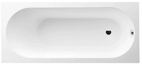 Cada de baie Solo 170x75x45 cm, Quaryl, alba 1700x750 mm
