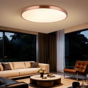 Immax NEO 07324L-LED plafonieră dimmabilă SEMPLICI 128W/230V diametru 100 cm Wi-Fi Tuya auriu+telecomandă