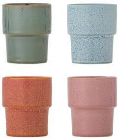 Cești 4 buc. pentru espresso din gresie 150 ml Ewan – Bloomingville