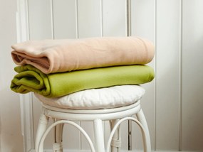 Patura din fleece FALISA bej Dimensiune: 160 x 200 cm