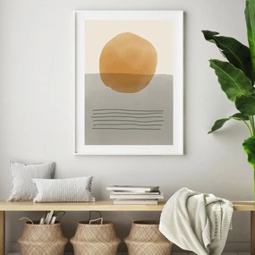 Poster - Abstracție pictată (A4)