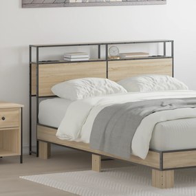 vidaXL Tăblie de depozitare Stejar sonoma 120 cm Lemn compozit