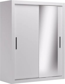 Dulap cu usi glisante 160x200 cm, Modi-M, ADRK Furniture (Culoare: Alb)