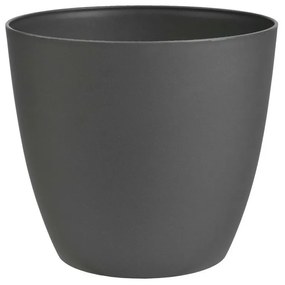 Ghiveci decorativ Gardenico Ella antracit mat,diametru 25 cm, diam. 25 cm