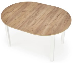 Masa de bucaterie Russell, stejar kraft / alb