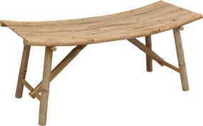 vidaXL Bancă de grădină natural 110 x 45 x 50 cm Bambus