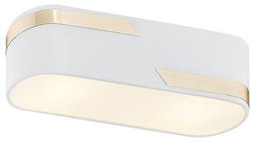 Plafoniera metalica design modern TONI 30cm alb/auriu