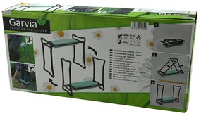 Garvia Bancă + scaun pentru genunchi pentrugrădină 60 x 27 x 49 cm
