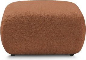 Taburet portocaliu cu tapițerie din țesătură bouclé Montaigne – Bobochic Paris