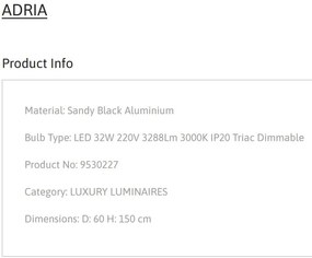 Lustra LED suspendata design elegant ADRIA D-60cm