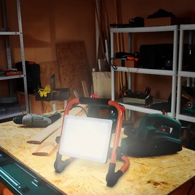 Solight WM-100W-FEQ - Proiector LED cu stativ, 100W, 230V, 4000K, IP65