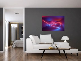 Tablou cu abstracție modernă (90x60 cm)