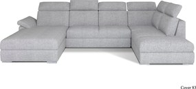 Colțar lemn masiv Formă U Extensibil Erik 330x210cm Personalizabil