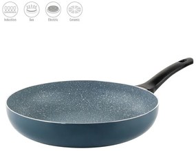 Tigaie Luigi Ferrero Prima FR-3234, 32x6 cm, Acoperire antiaderenta cu efect de marmura, Inductie, Albastru inchis