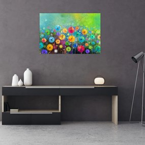 Tablou - Flori abstract (90x60 cm)