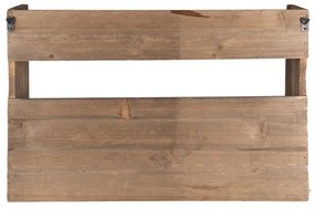Etajera de perete, natur, din lemn, Woodmere