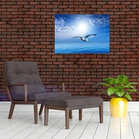 Tablou - Pescărușul peste mare (70x50 cm)