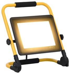 vidaXL Proiector cu LED și mâner, alb cald, 100 W
