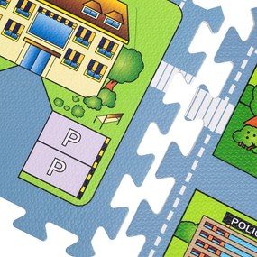 Covoras puzzle strazi Spielwerk® protectie pardoseala Set 20 bucati