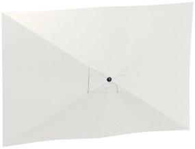 Outsunny Copertină de Rezervă pentru Umbrelă cu Ventilație în Partea Superioară, 300x200 cm, Bej | Aosom Romania