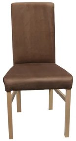 Scaun de sufragerie ALISON maro/fag