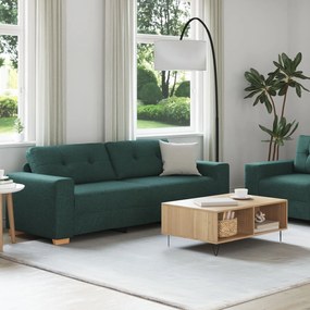 vidaXL Set de canapea cu pernă 2 pcs Galben 221 x 78 x 80 cm Țesătură