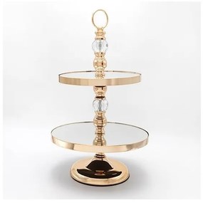Tavă decorativă 50x30 cm auriu